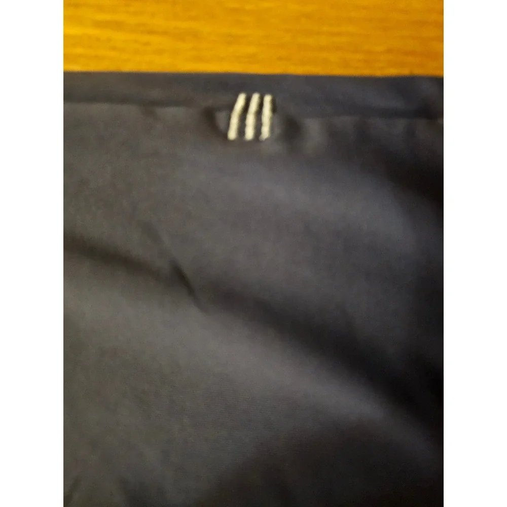 Adidas Cowboys Golf Club Polo Shirt Mens 2XL Navy Blue Striped Sleeve Logo Golf